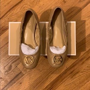 Michael Kors Fulton Leather Quilted Ballet flats